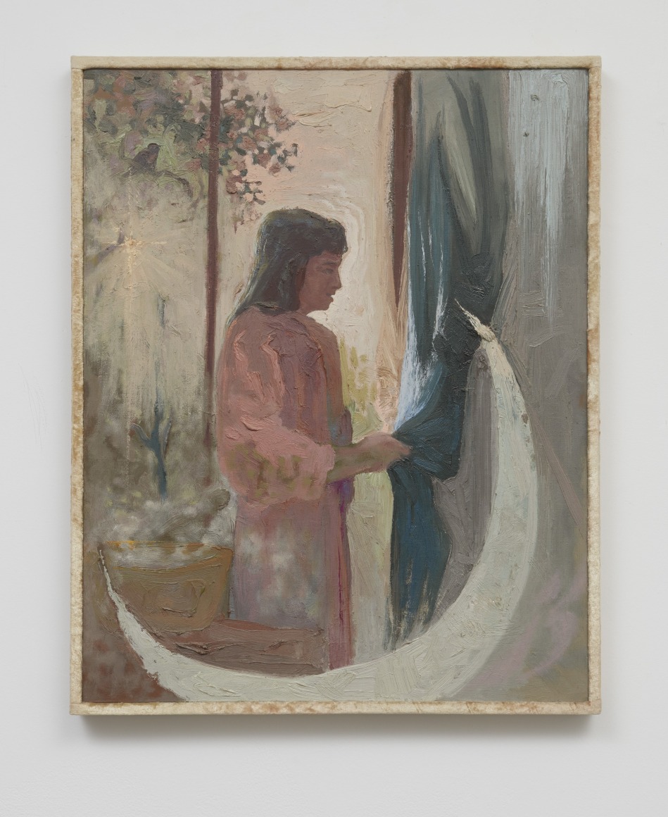 Jess (Collins) Moonset at Sunrise, 1964