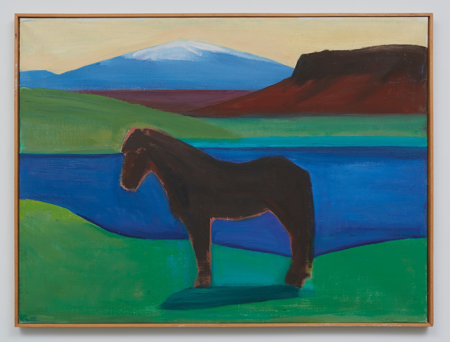 Louisa Matth&iacute;asd&oacute;ttir Brown Horse, 1987