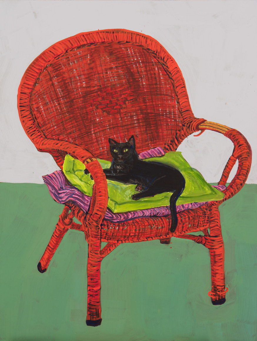 Sarah McEneaney Ariel in the Studio, 2023