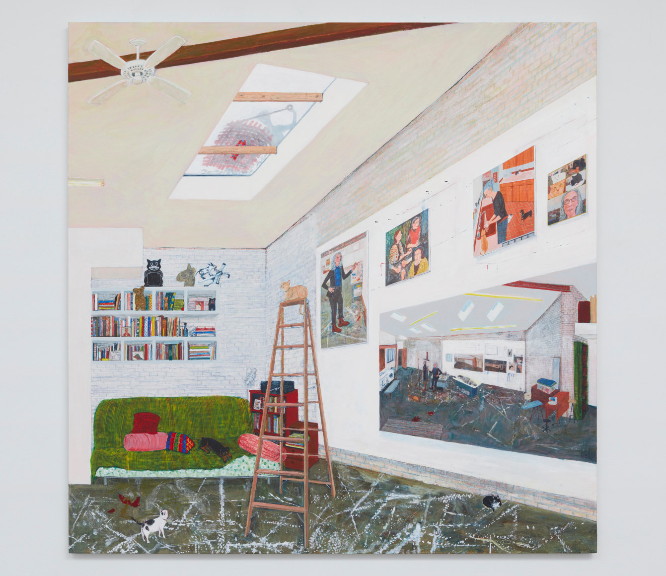 Sarah McEneaney Studio Summer II, 2021