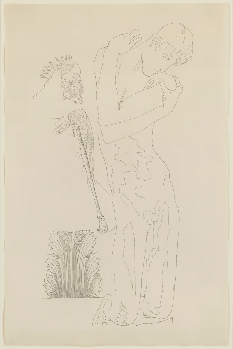 Jess (Collins) Study for Narkissos II, n.d.