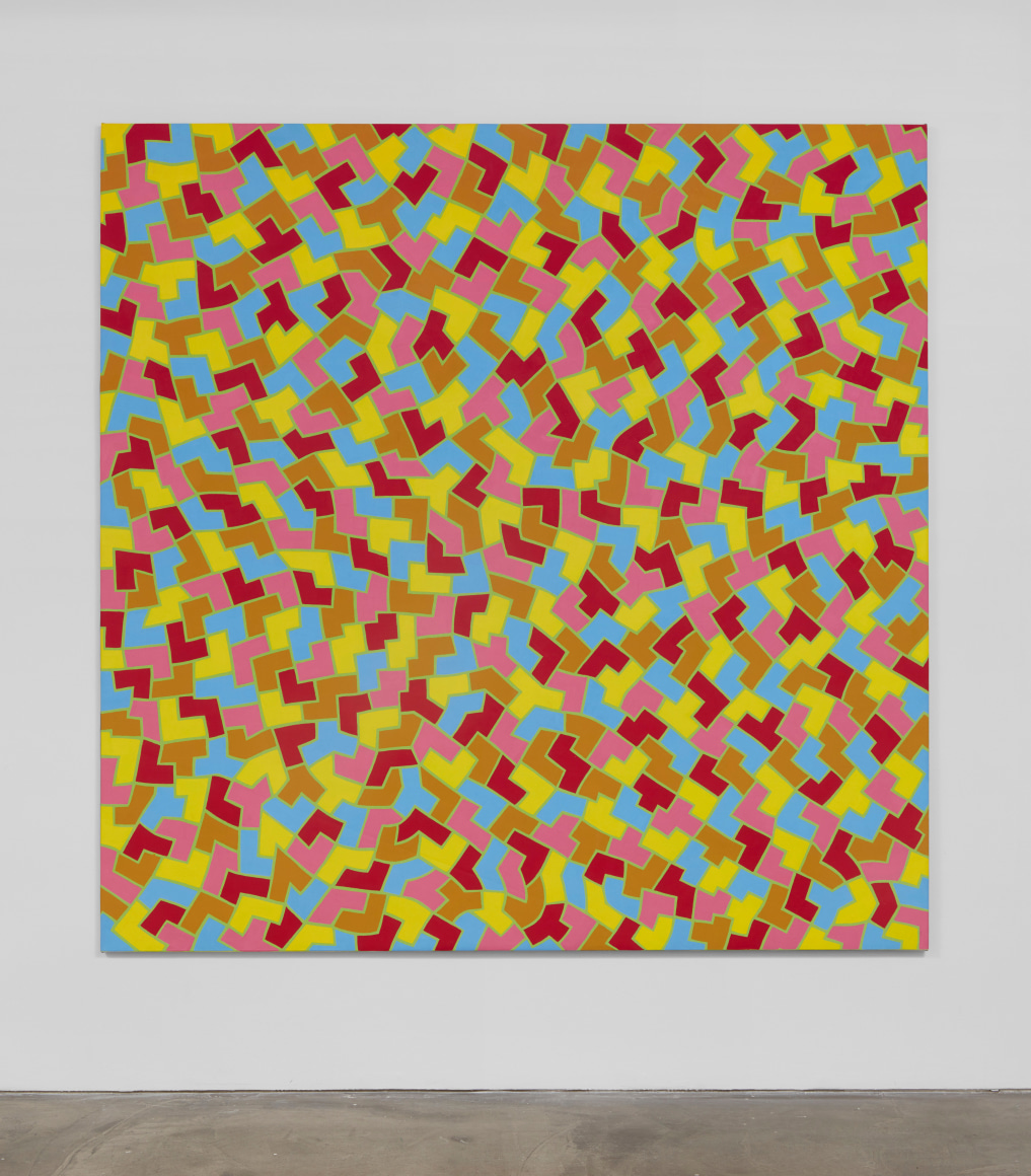 Rosemarie Castoro Red Yello Blue Pink Brown, 1964