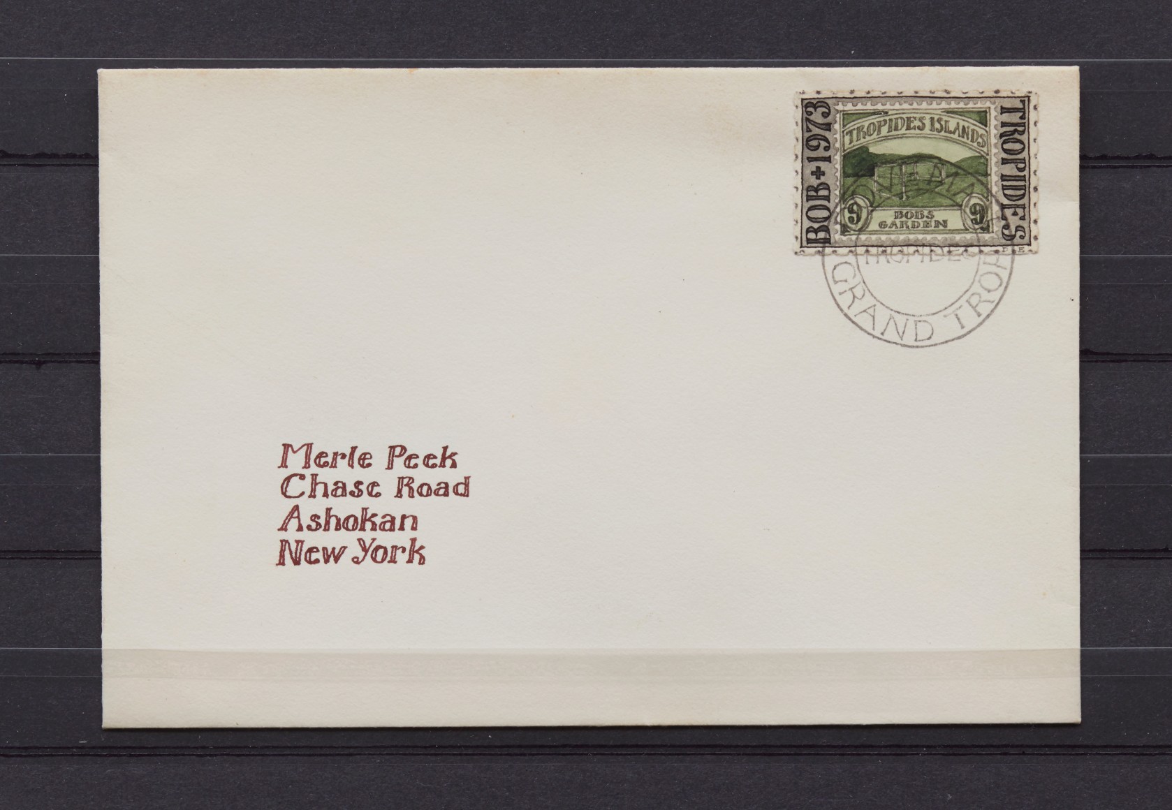 Donald Evans Tropides Islands, 1973. Death of Bob the cat mascot of the Tropides Isalnds.&nbsp;