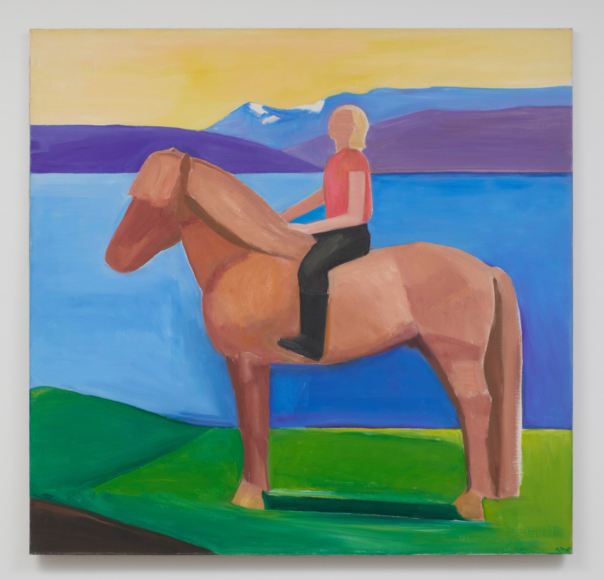 Louisa Matth&iacute;asd&oacute;ttir Girl on Horseback, c. 1980