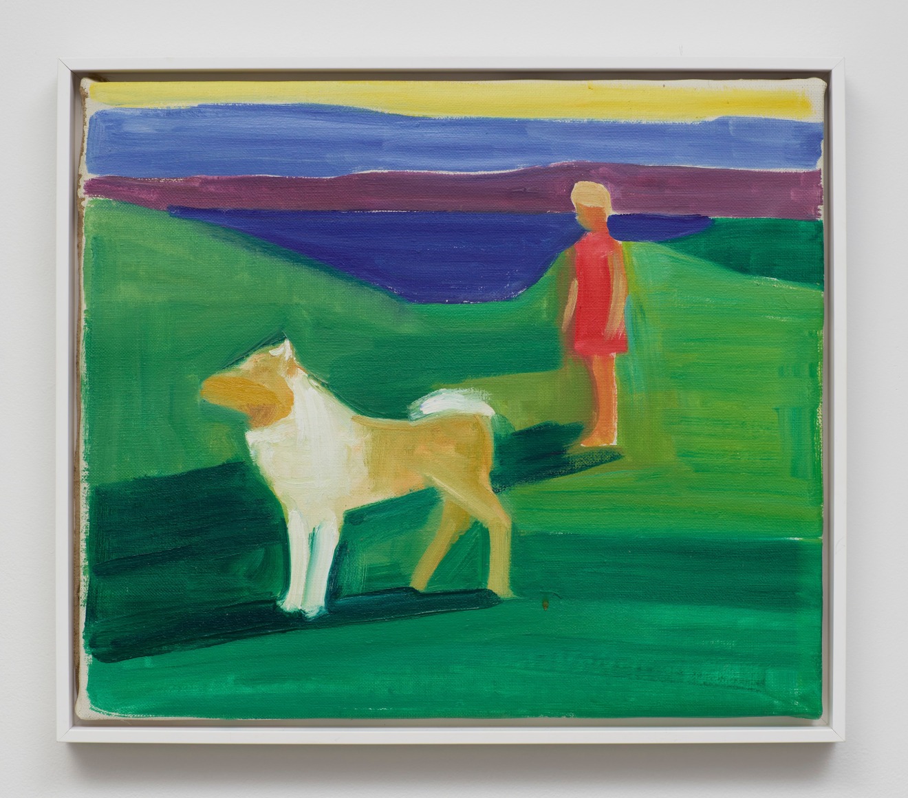 Louisa Matth&iacute;asd&oacute;ttir Girl and Dog II, c. 1988