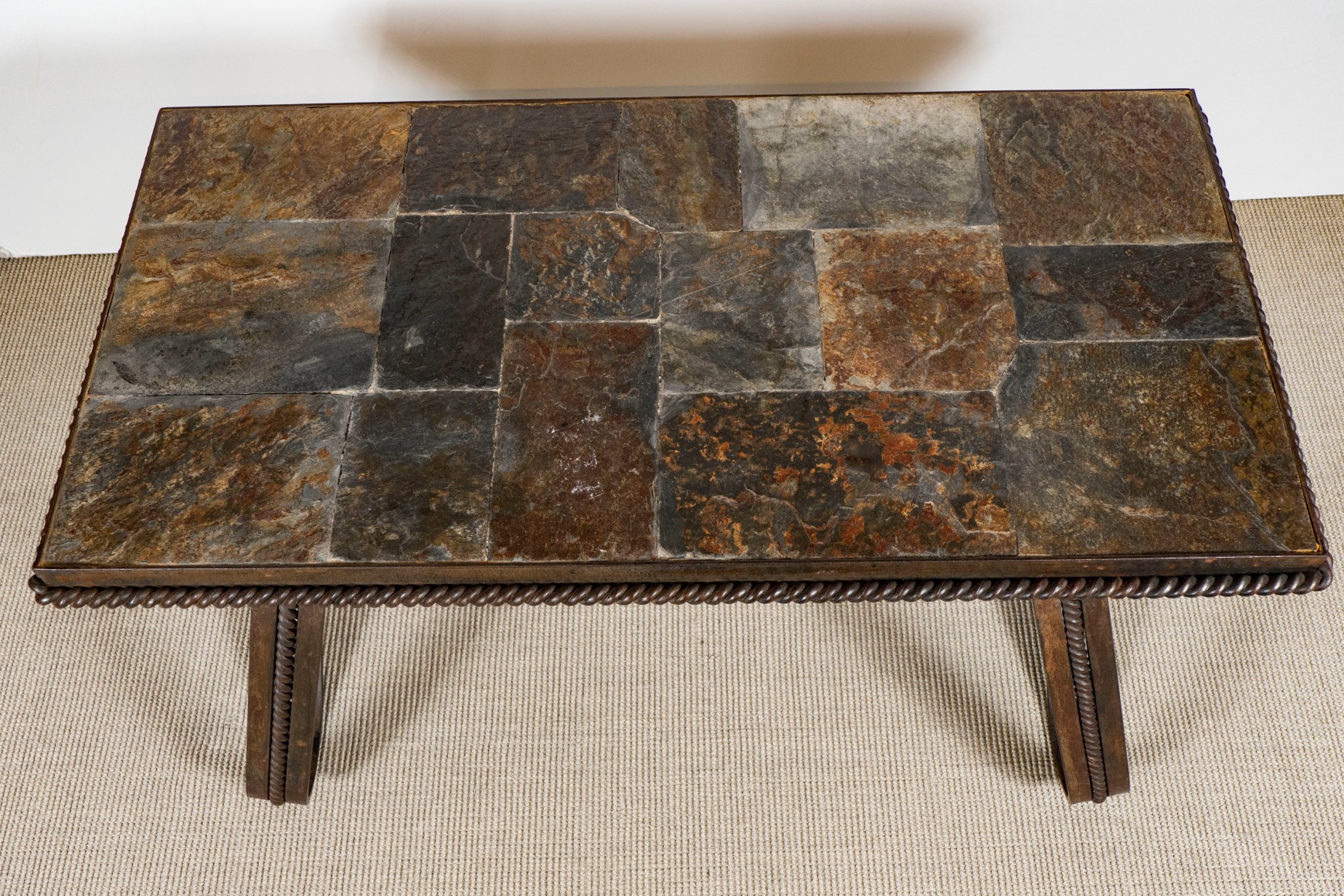 stone tile coffee table