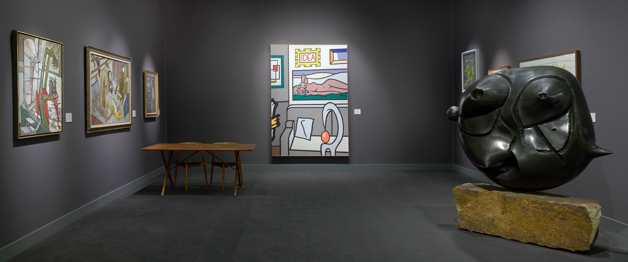 Installation view, Eykyn Maclean at TEFAF NY, 2023. Photo by Roz Akin.