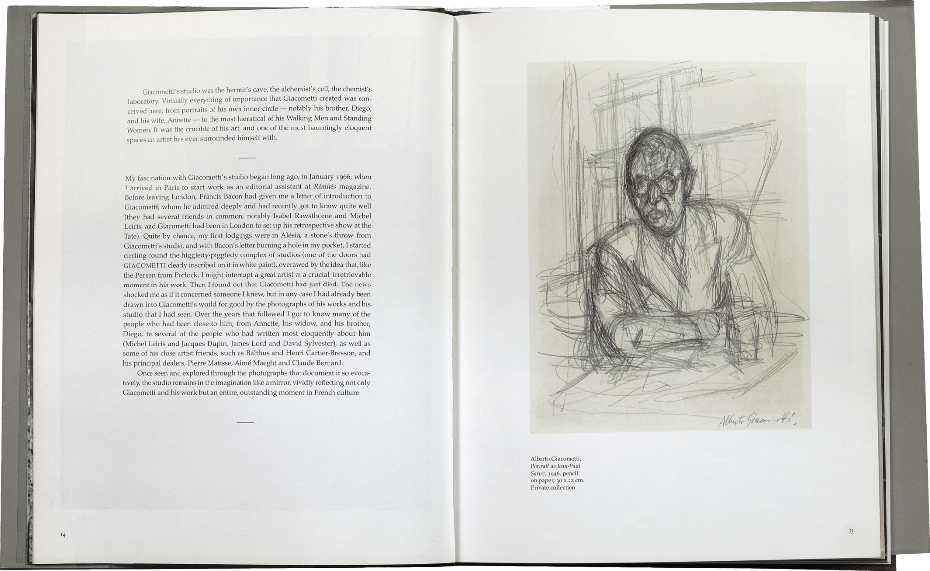 In Giacometti's Studio - an Intimate Portrait