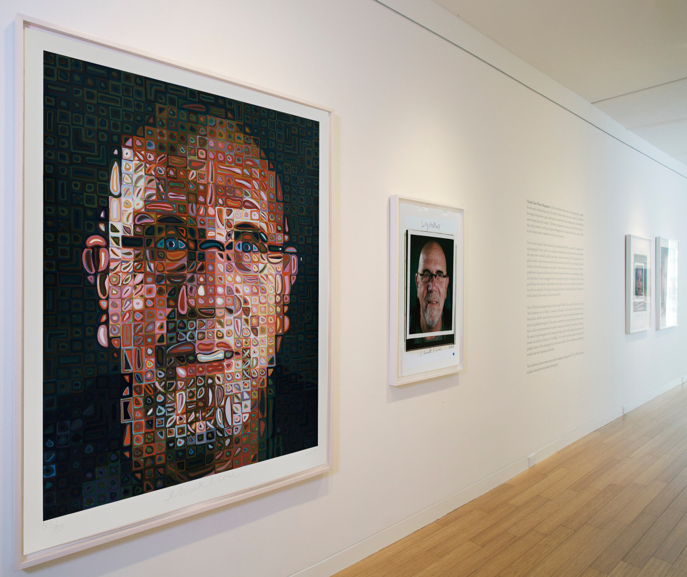© 2013 Chuck Close, courtesy Pace Gallery
