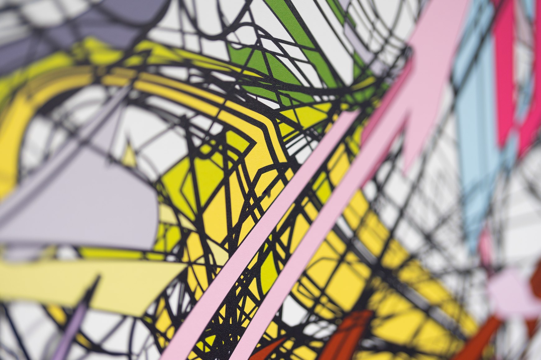 Detail shot from a work in the Satoshi's Garden series  Photo by Jon-Paul Rodriguez