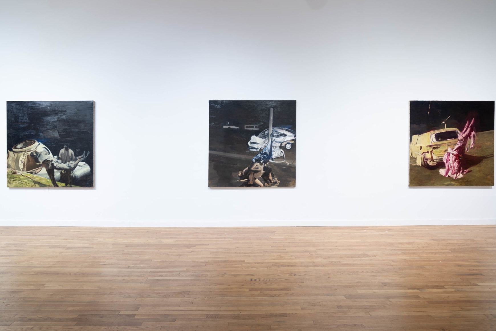 Installation photo of Phil Hale: ANTICLIMB (2025)&nbsp;  Photo by Jon-Paul Rodriguez at Anita Rogers Gallery