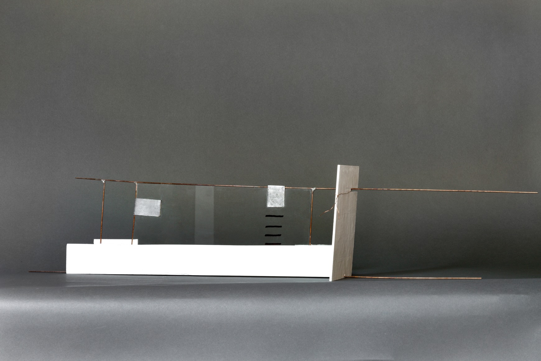 Mark Webber, Untitled, 2019, Stone, Hydrocal, Glass, Wire