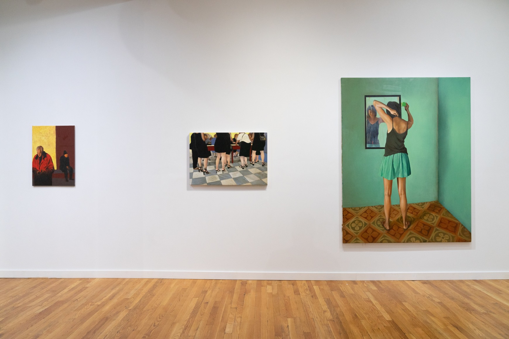 Installation view of Tomas Watson: Transitions (2024) at Anita Rogers Gallery