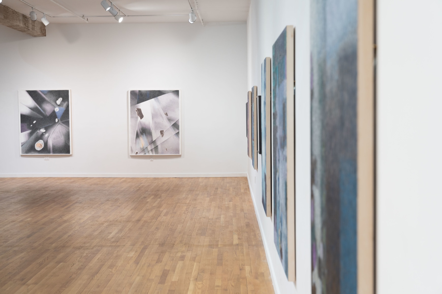 Installation photo of John McDevitt King: Outskirts (2025)&nbsp; at Anita Rogers Gallery