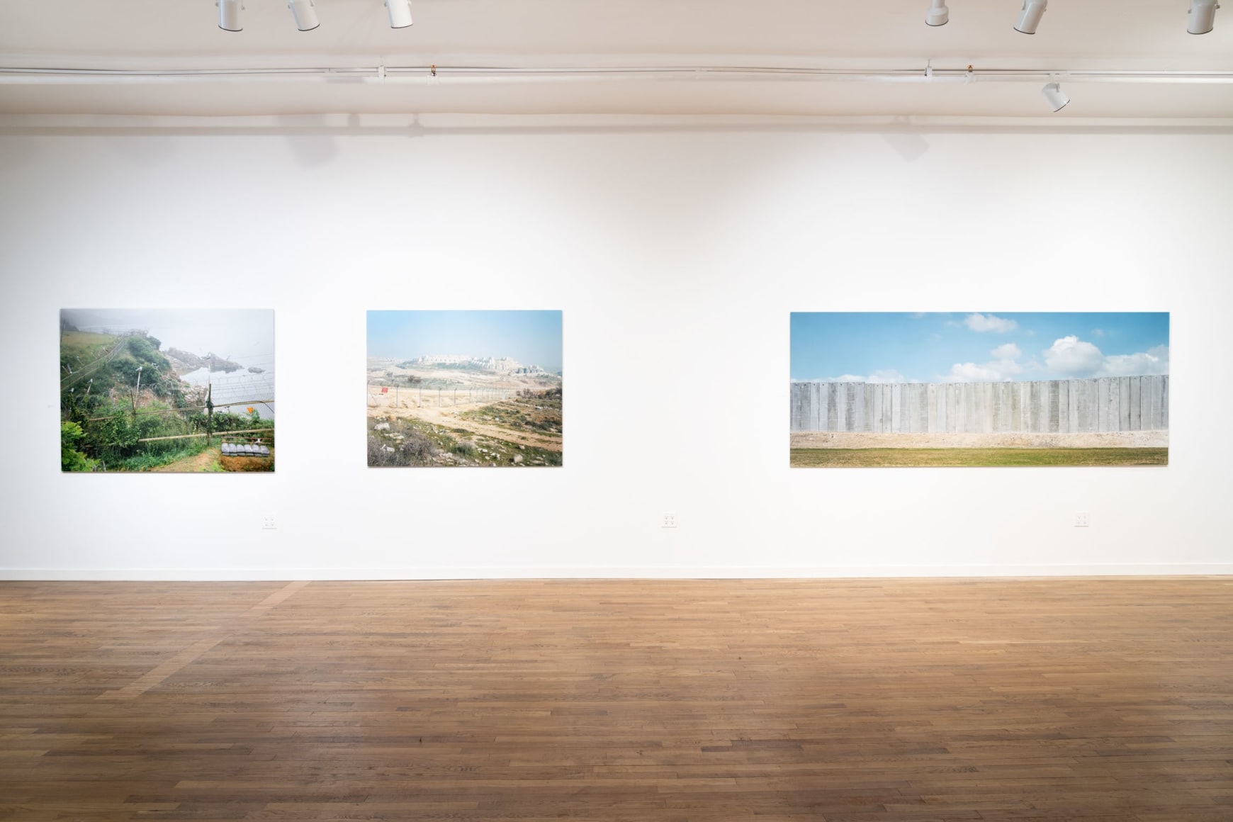 Installation photo of Yishay Garbasz: Women's Art Doesn't End at the Outer Labia (2022) at 494 Greenwich Street, New York.