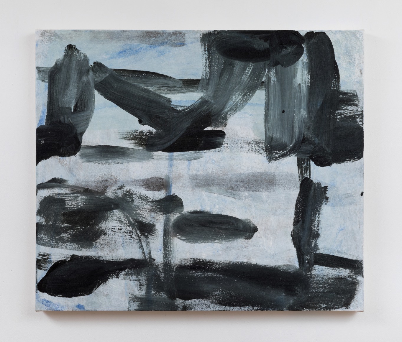 Virva Hinnemo, Four Feet, 2017, Acrylic on canvas, 24" x 28"
