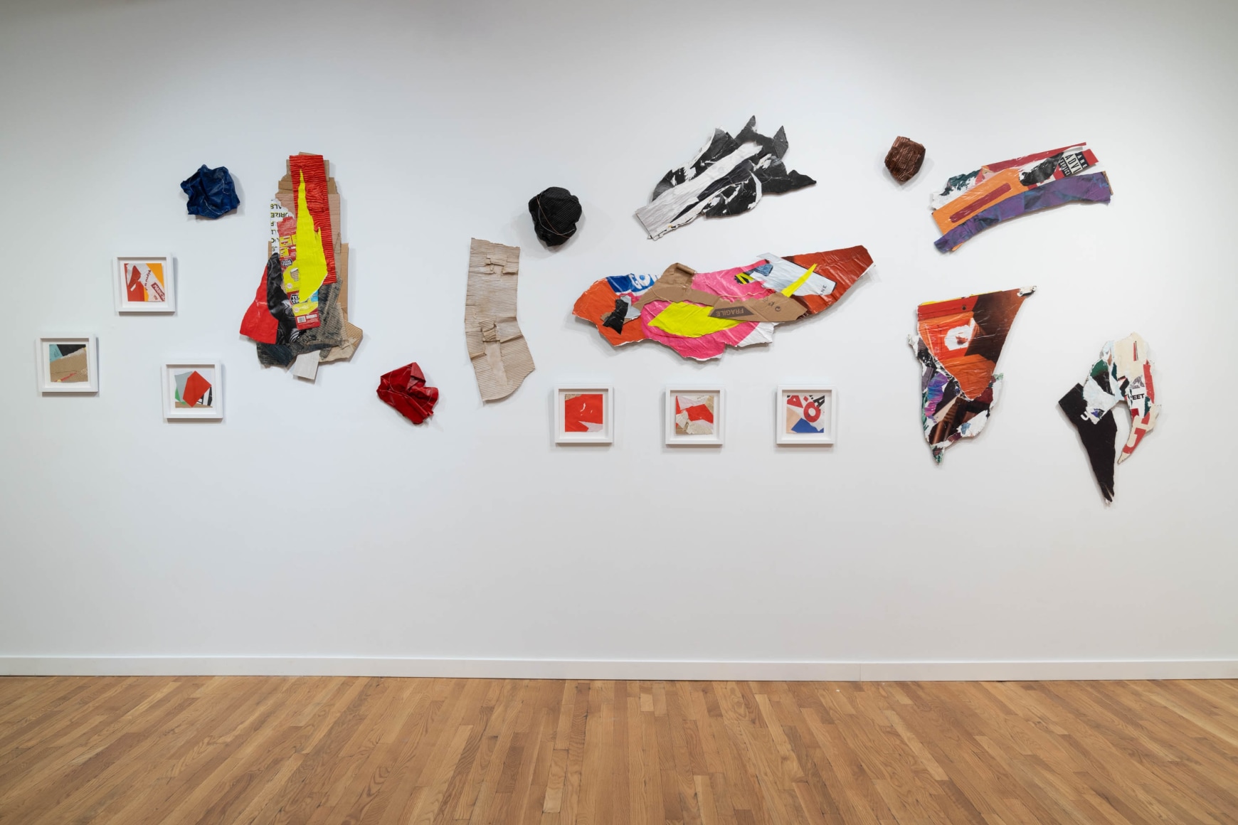 Installation view of INTERSECTIONS I (2023) at Anita Rogers Gallery