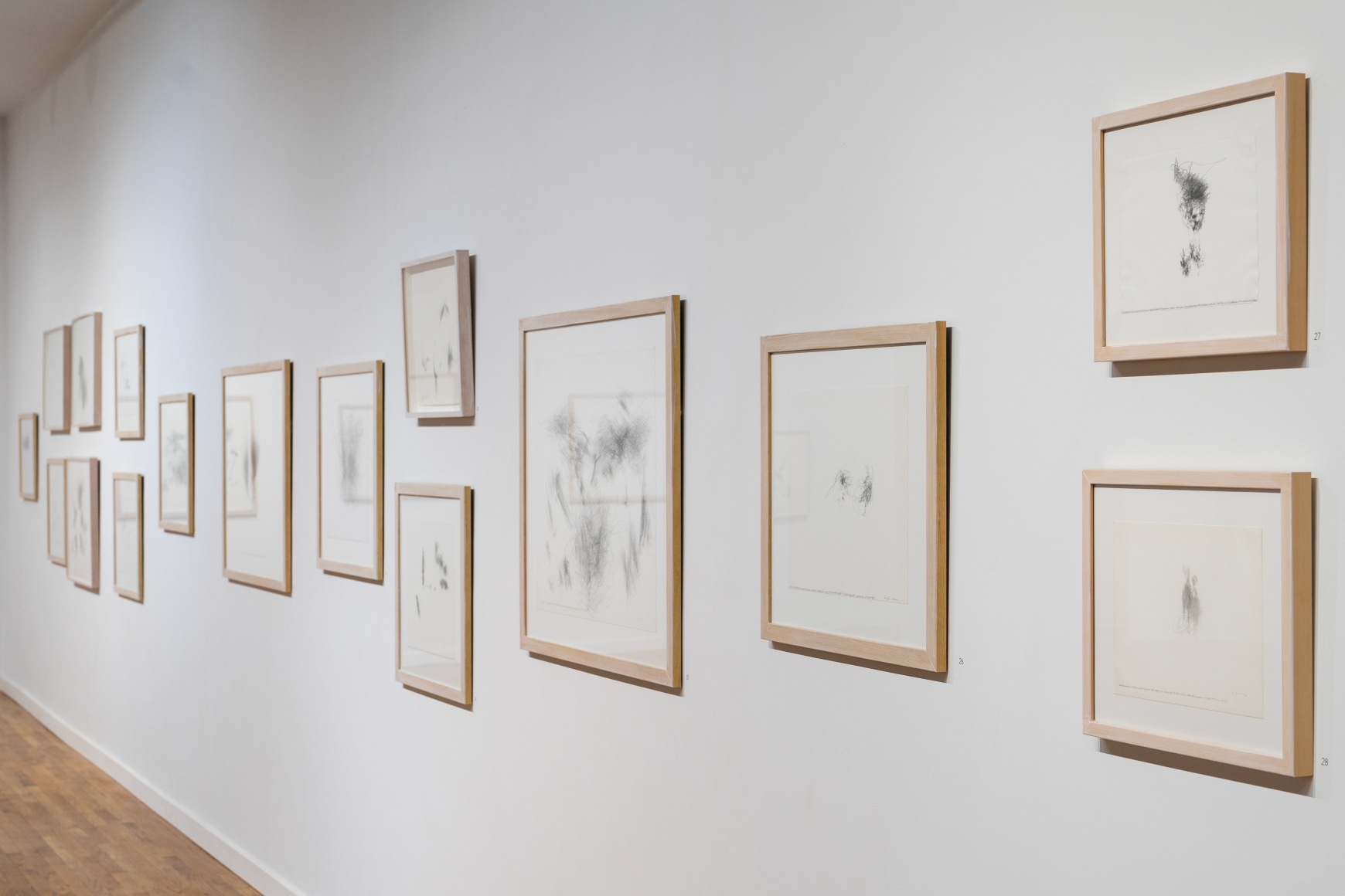 Installation view of Morgan O'Hara:&nbsp;LIVE TRANSMISSIONS OF PERFORMING MUSICIANS  at Anita Rogers Gallery