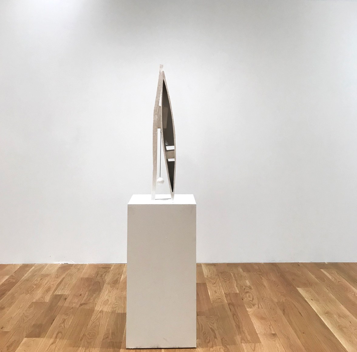 Mark Webber, Vessels: “Passenger E 33”, 2017, Hydrocal and copper, 33" x 8" x 12"