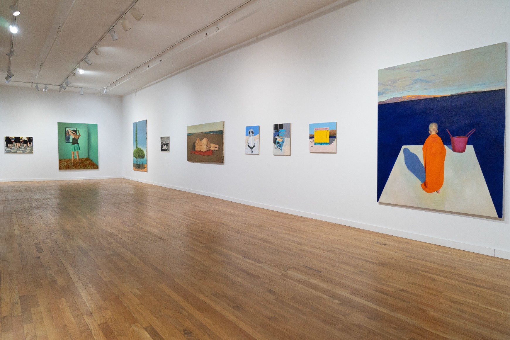 Installation view of Tomas Watson: Transitions (2024) at Anita Rogers Gallery