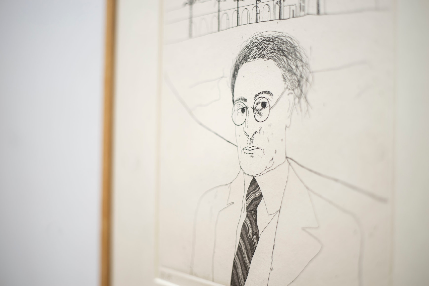 James Scott - David Hockney at Anita Rogers Gallery