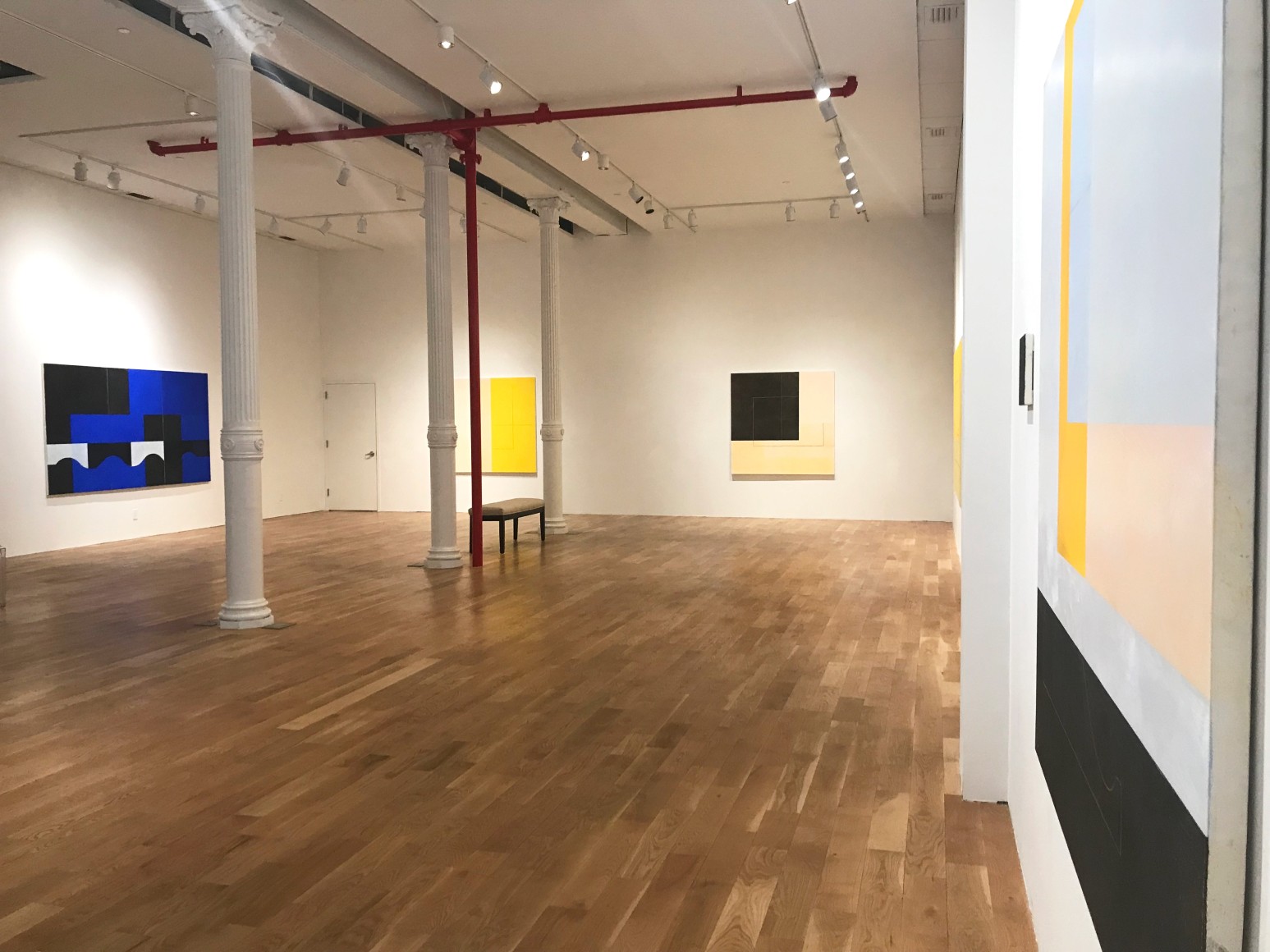 Installation view of Jan Cunningham's solo exhibition at Anita Rogers Gallery
