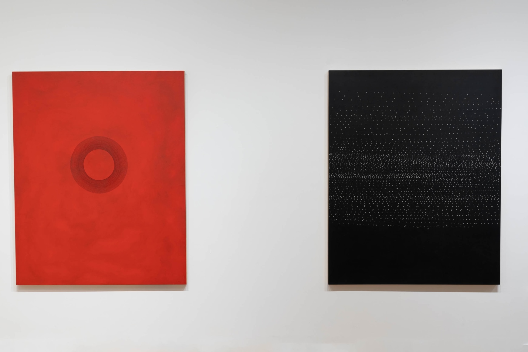 Installation view of INTERSECTIONS I (2023) at Anita Rogers Gallery