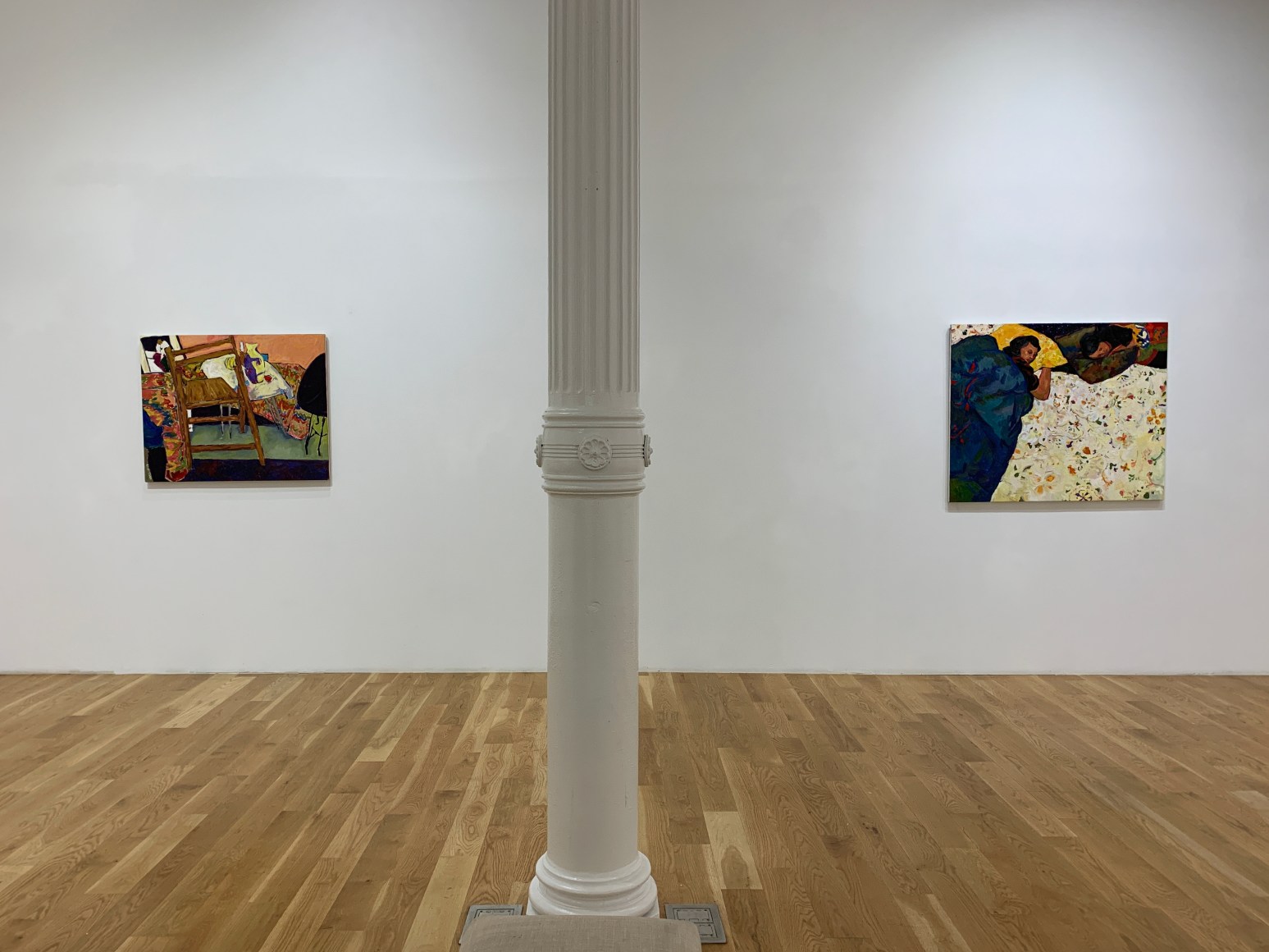 Installation view of Anas Albraehe and Mahreen Zuberi (2021). Anita Rogers Gallery