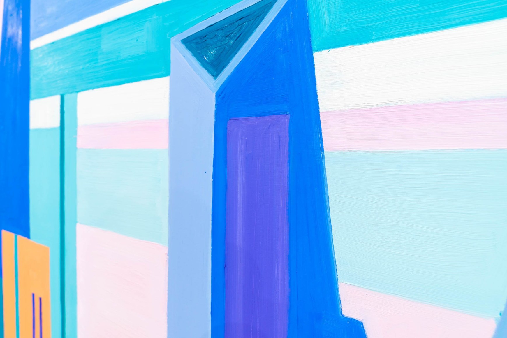 Installation view of&nbsp;Adrianne Lobel, Shirin Mirjamali &amp; nikki terry (2024) by Jon-Paul Rodriguez at Anita Rogers Gallery