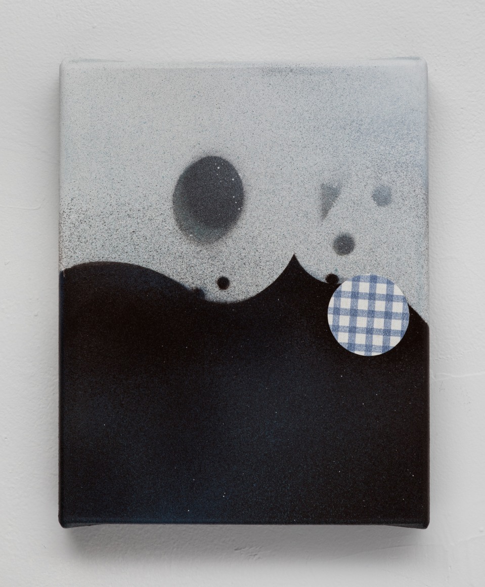 George Negroponte, My Miro,&nbsp;2018,&nbsp;Mixed media on canvas, 10&quot; x 8&quot; at Anita Rogers Gallery