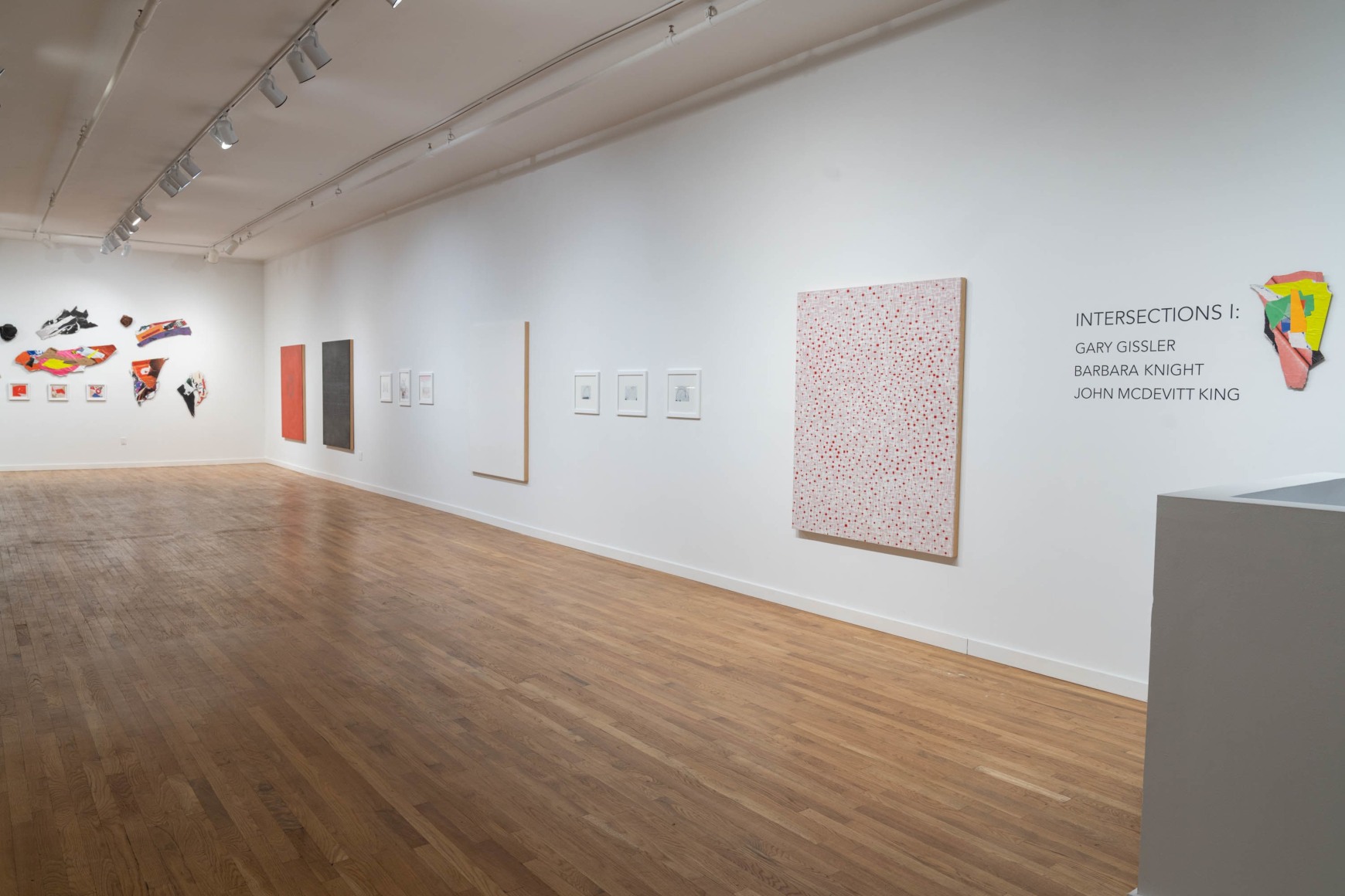 Installation view of INTERSECTIONS I (2023) at Anita Rogers Gallery