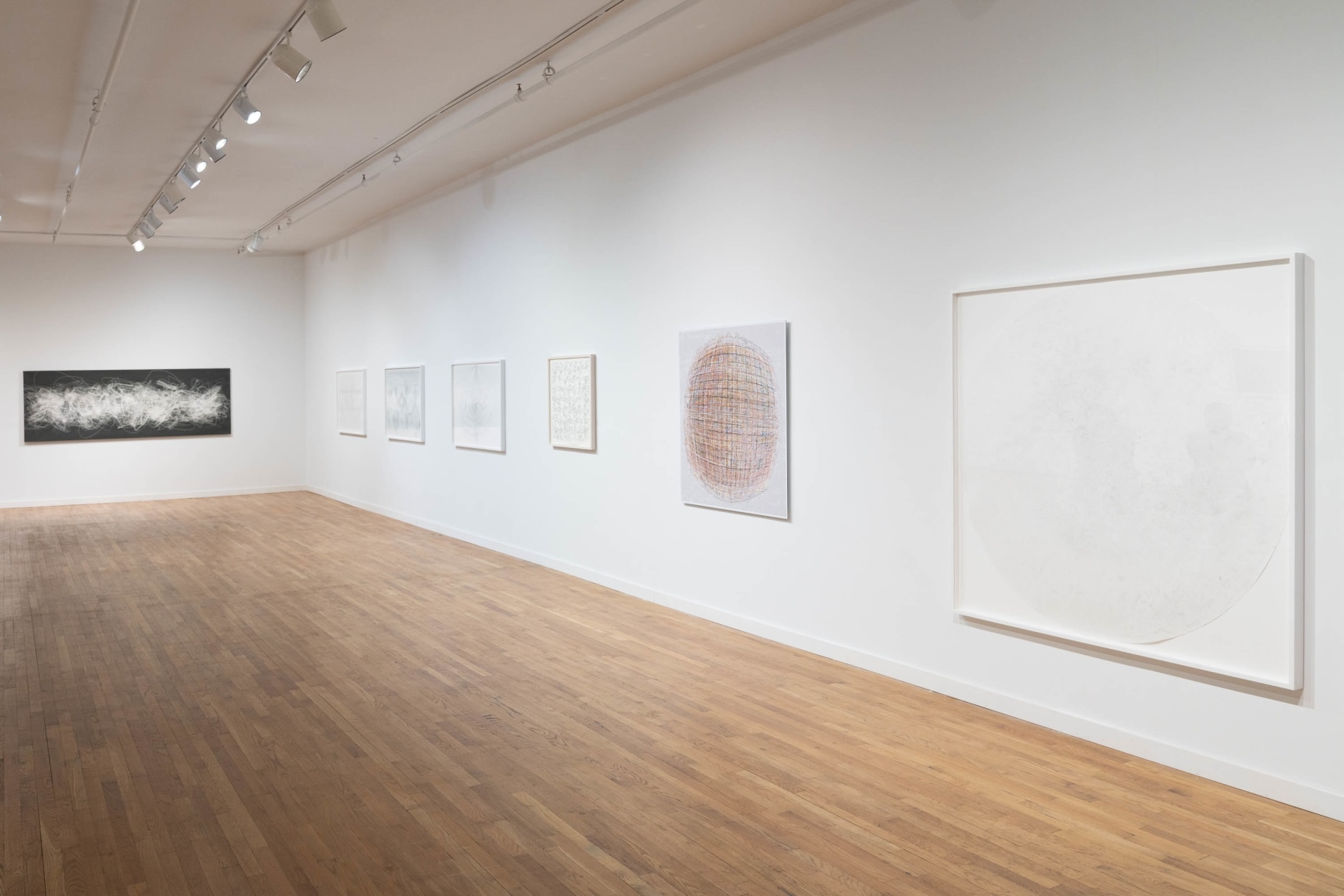 Installation photo of Simon Bertrand &amp; Henry Mandell: Entanglement (2025) at Anita Rogers Gallery