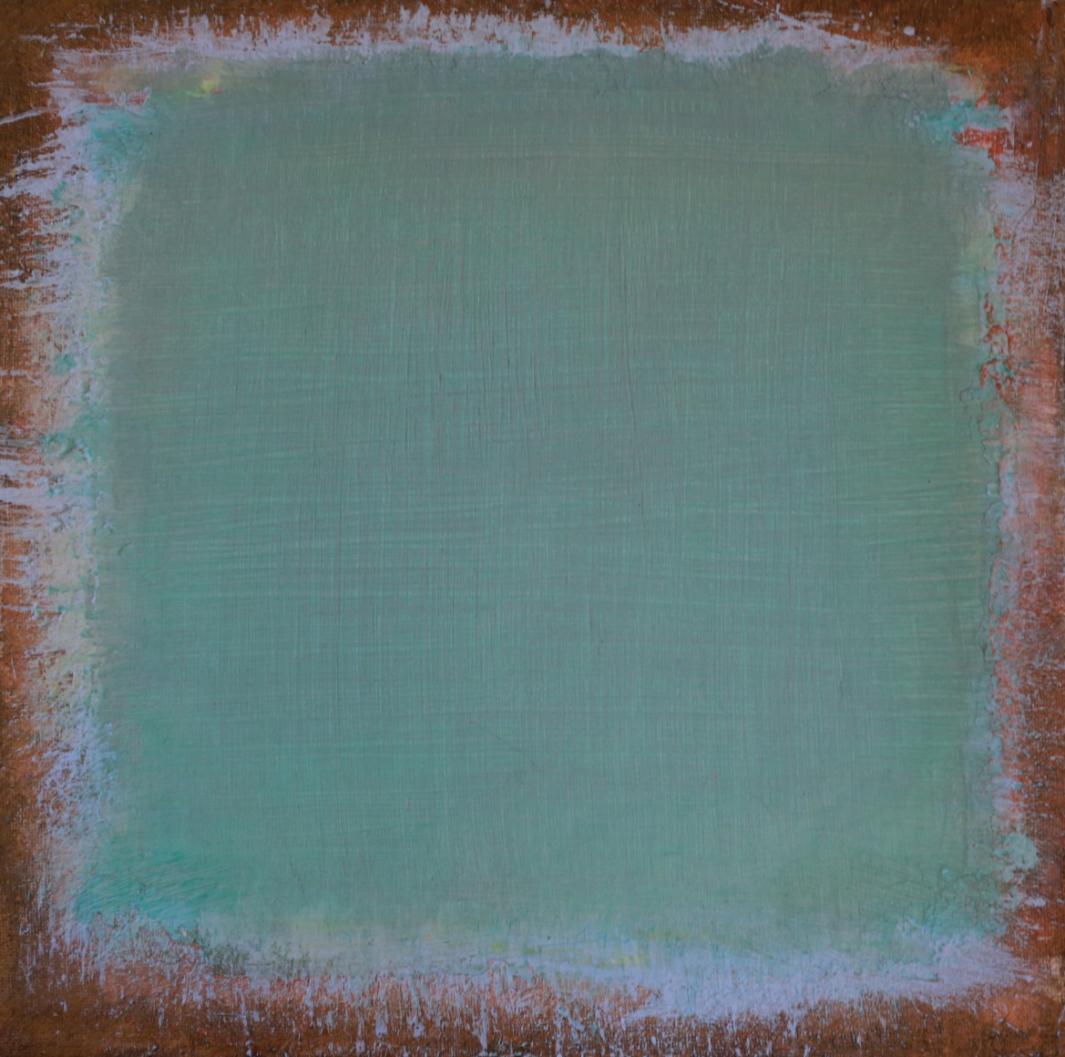 John Ashworth. Untitled. 2015. Acrylic on prepared panel. 24&quot; x 24&quot; at Anita Rogers Gallery