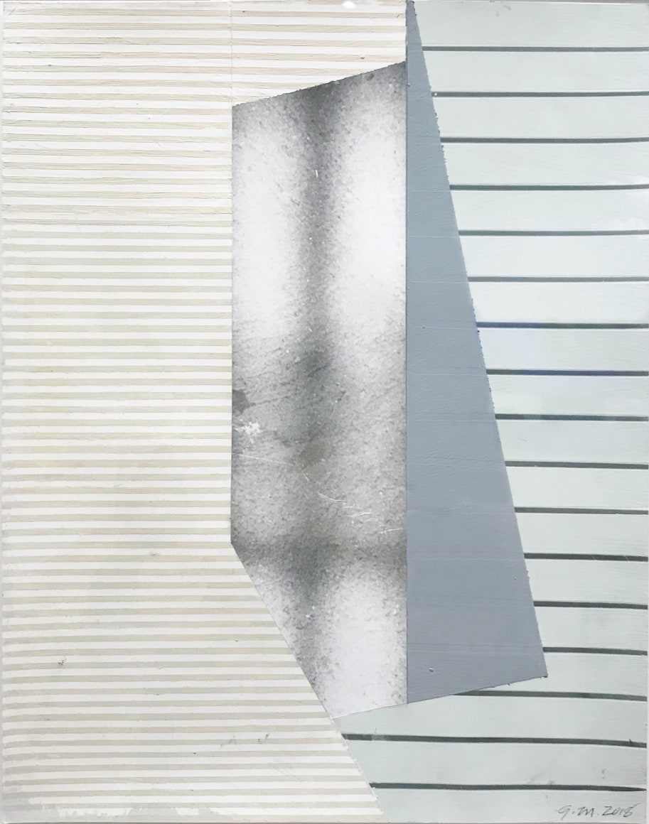 Gordon Moore, Flap, 2018, Water based medium on photo-emulsion paper, 14&quot; x 11&quot; at Anita Rogers Gallery