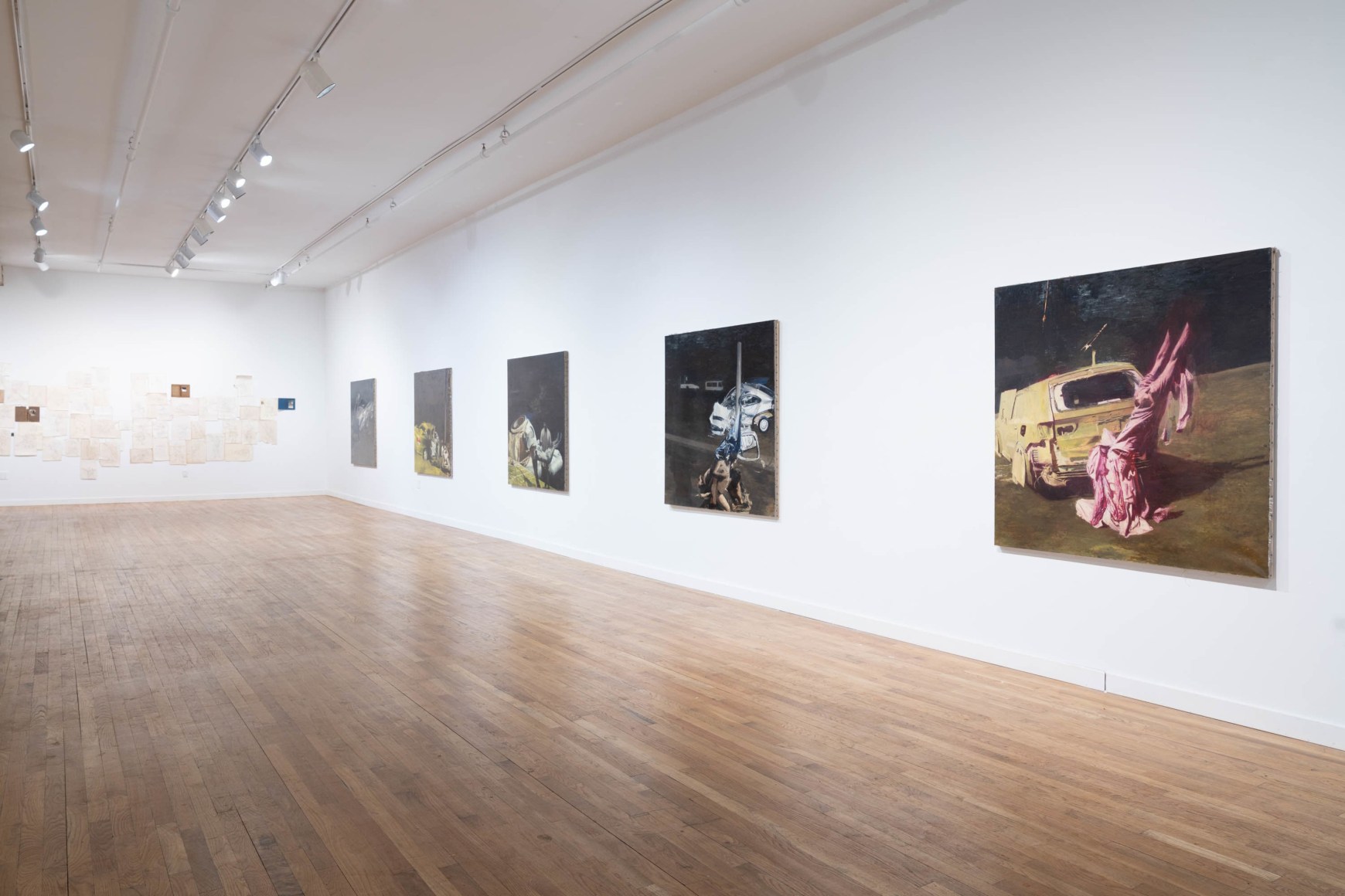 Installation photo of Phil Hale: ANTICLIMB (2025)&nbsp;  Photo by Jon-Paul Rodriguez at Anita Rogers Gallery