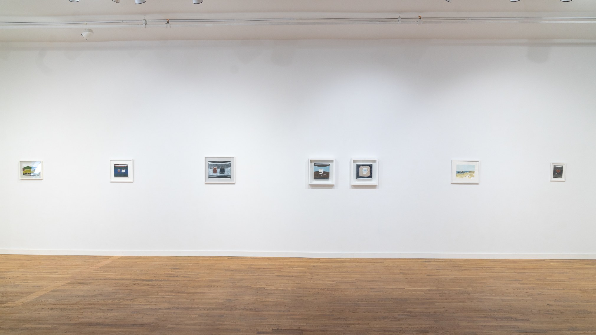 Installation view of Rachel Nicholson: A mug, a spoon and a landscape at Anita Rogers Gallery