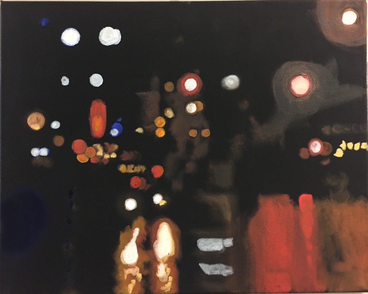 Grant Phillips, Macdougal 2, Oil on canvas, 16" x 20" at Anita Rogers Gallery