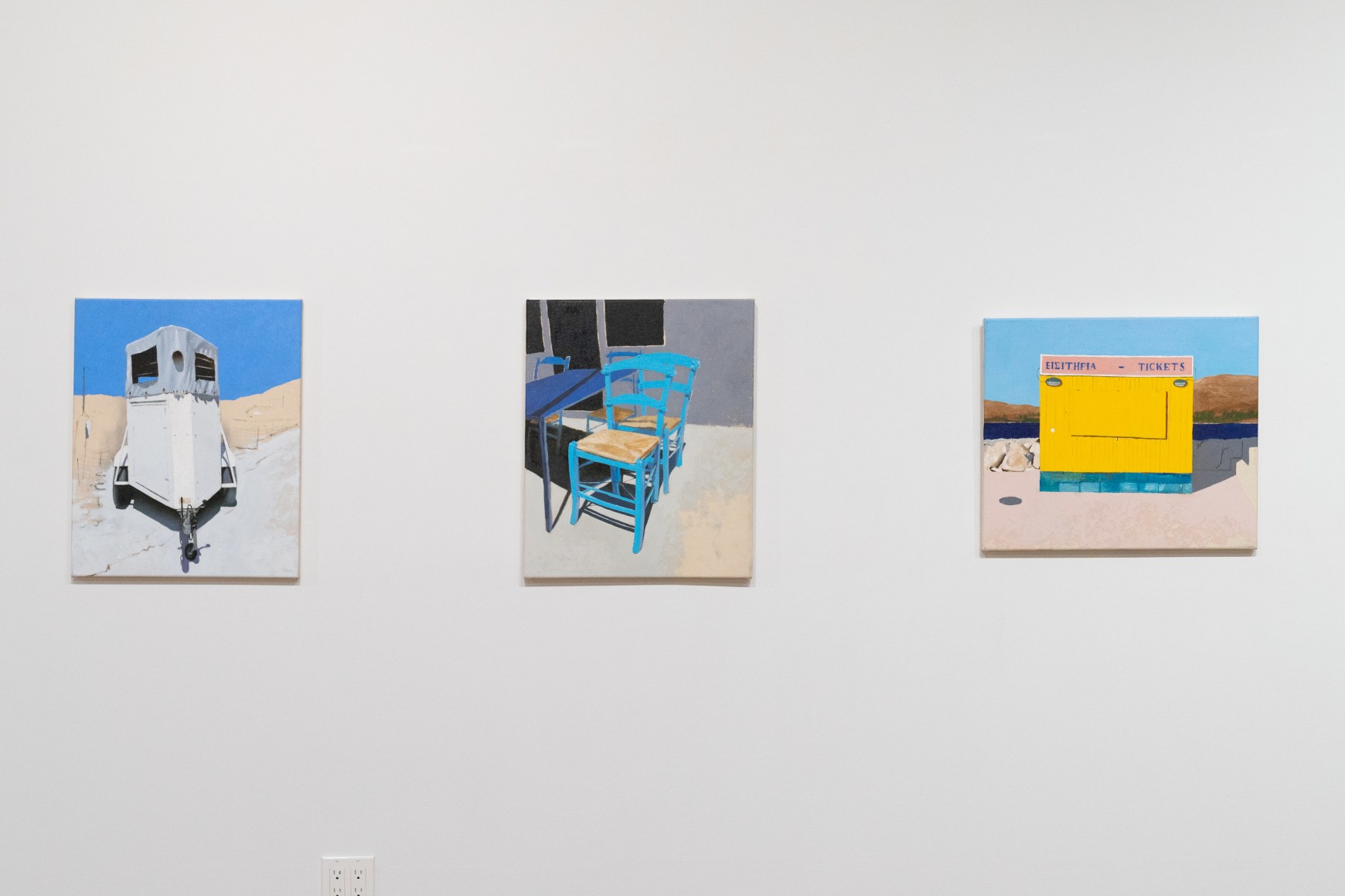 Installation view of Tomas Watson: Transitions (2024) at Anita Rogers Gallery