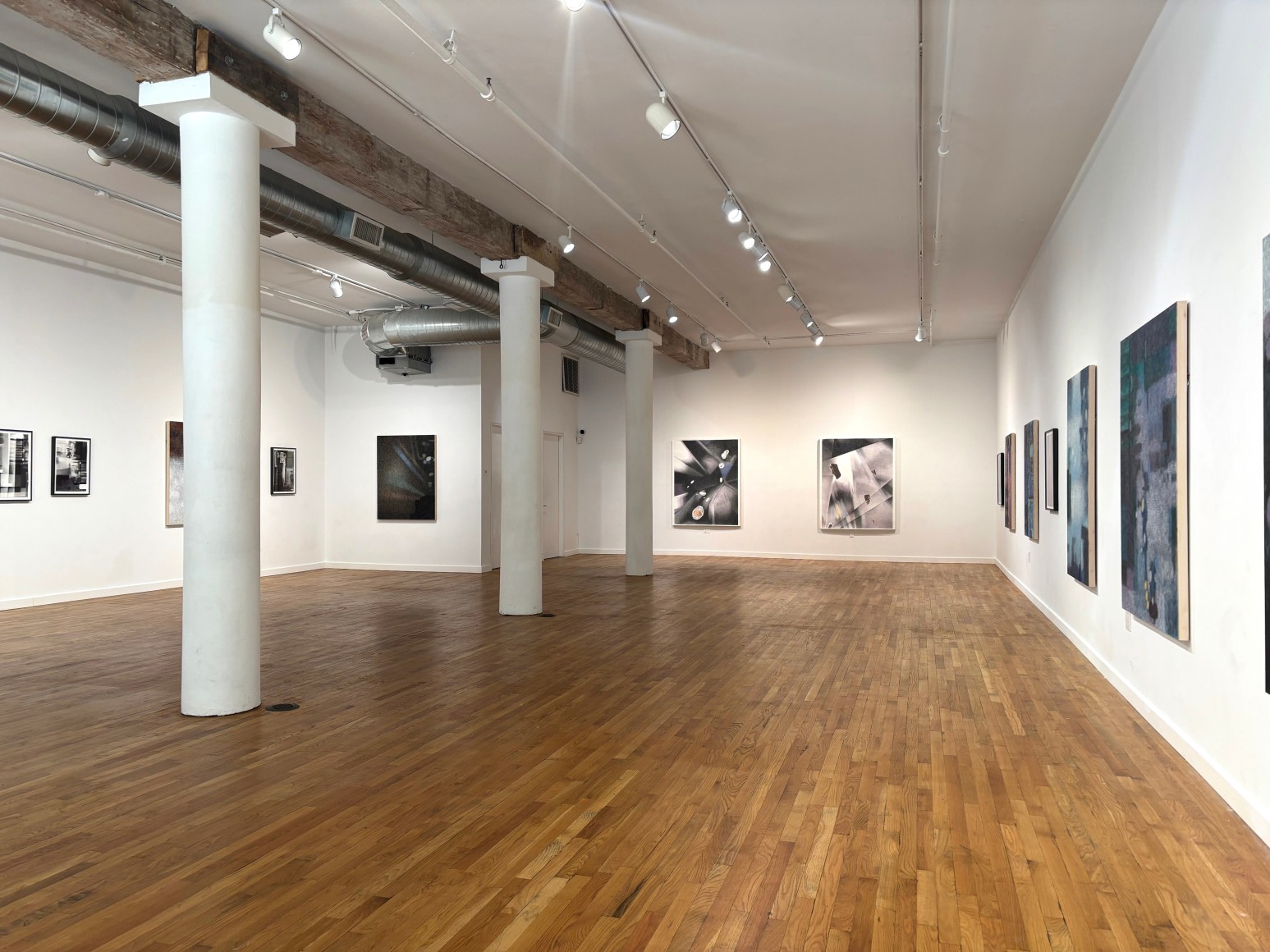 Installation photo of John McDevitt King: Outskirts (2025)&nbsp;at Anita Rogers Gallery