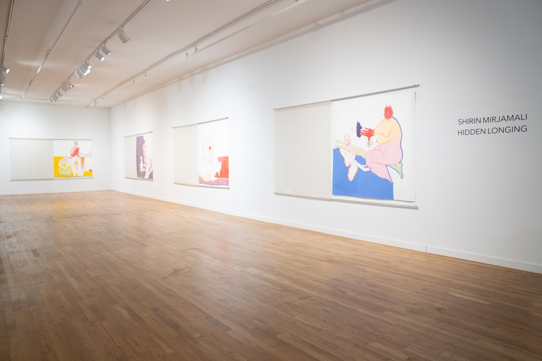 Installation view of Shirin Mirjamali: Hidden longing&nbsp;(494 Greenwich Street)&nbsp;  Photo by Jon-Paul Rodriguez