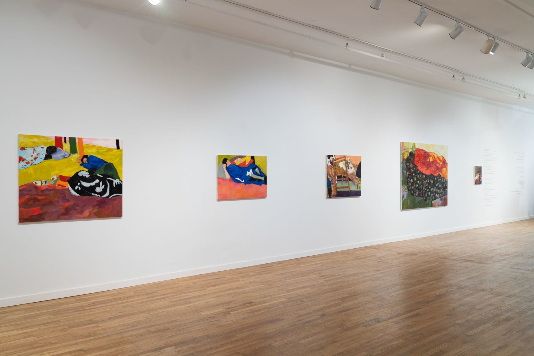 Installation photo of Anas Albraehe: The Dreamer (2022) at Anita Rogers Gallery 494 Greenwich Street, New York.&nbsp;  Photo: Jon-Paul Rodriguez