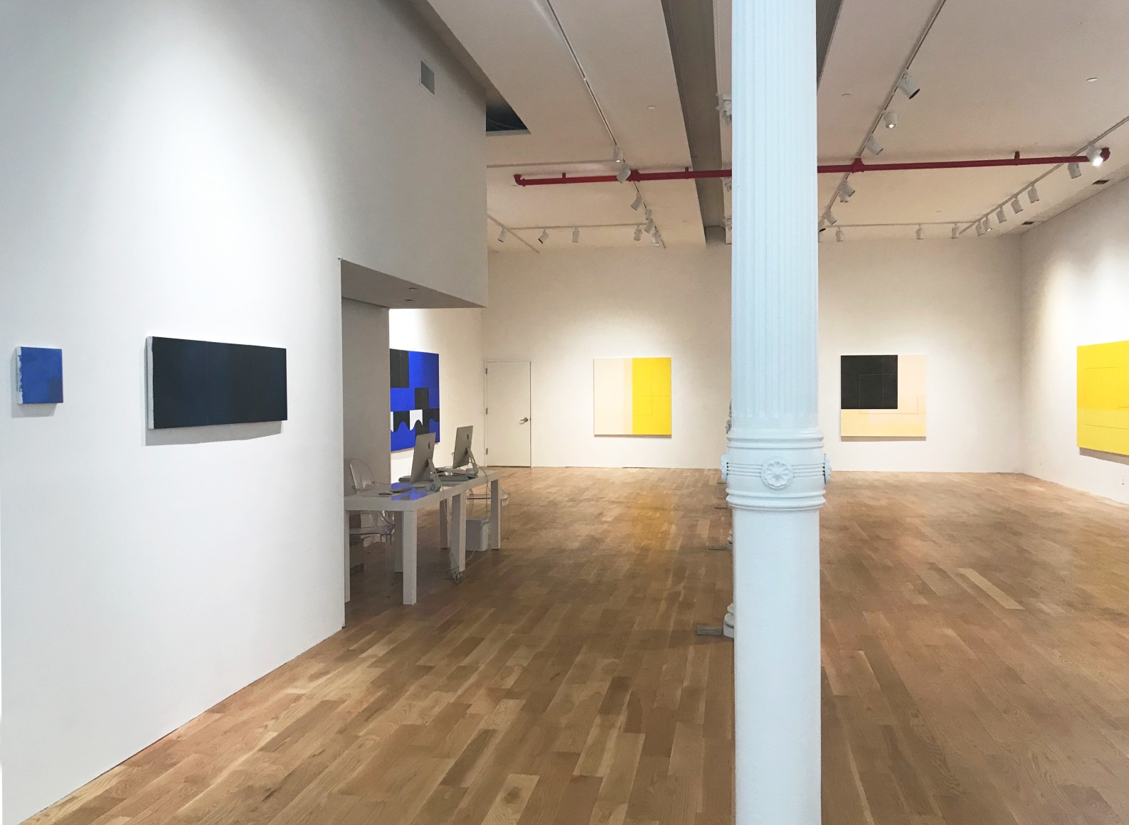 Installation view of Jan Cunningham's solo exhibition at Anita Rogers Gallery