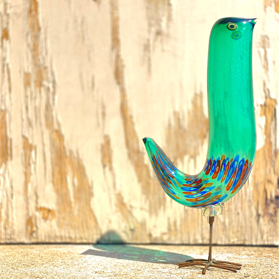 Vintage Murano Glass Birds, Italy circa 1970