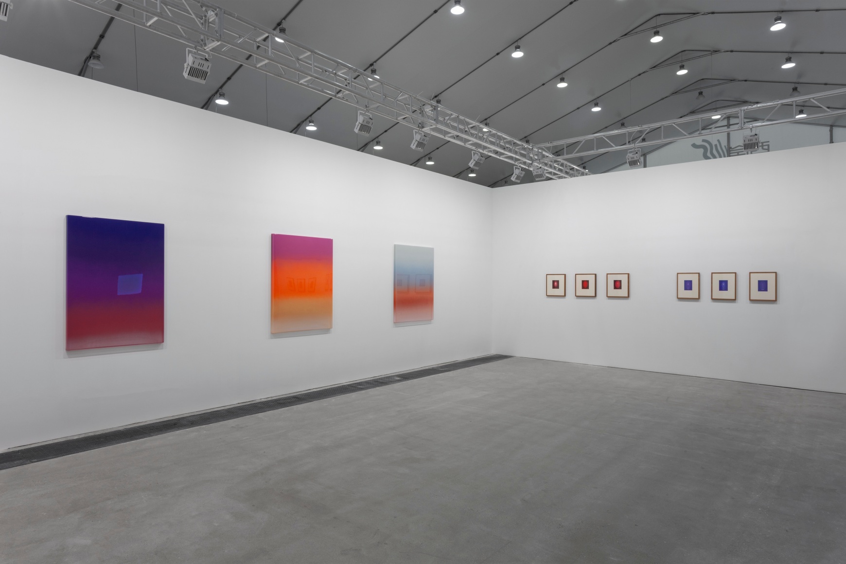 Installation view of Kayne Griffin Corcoran at West Bund Art &amp; Design