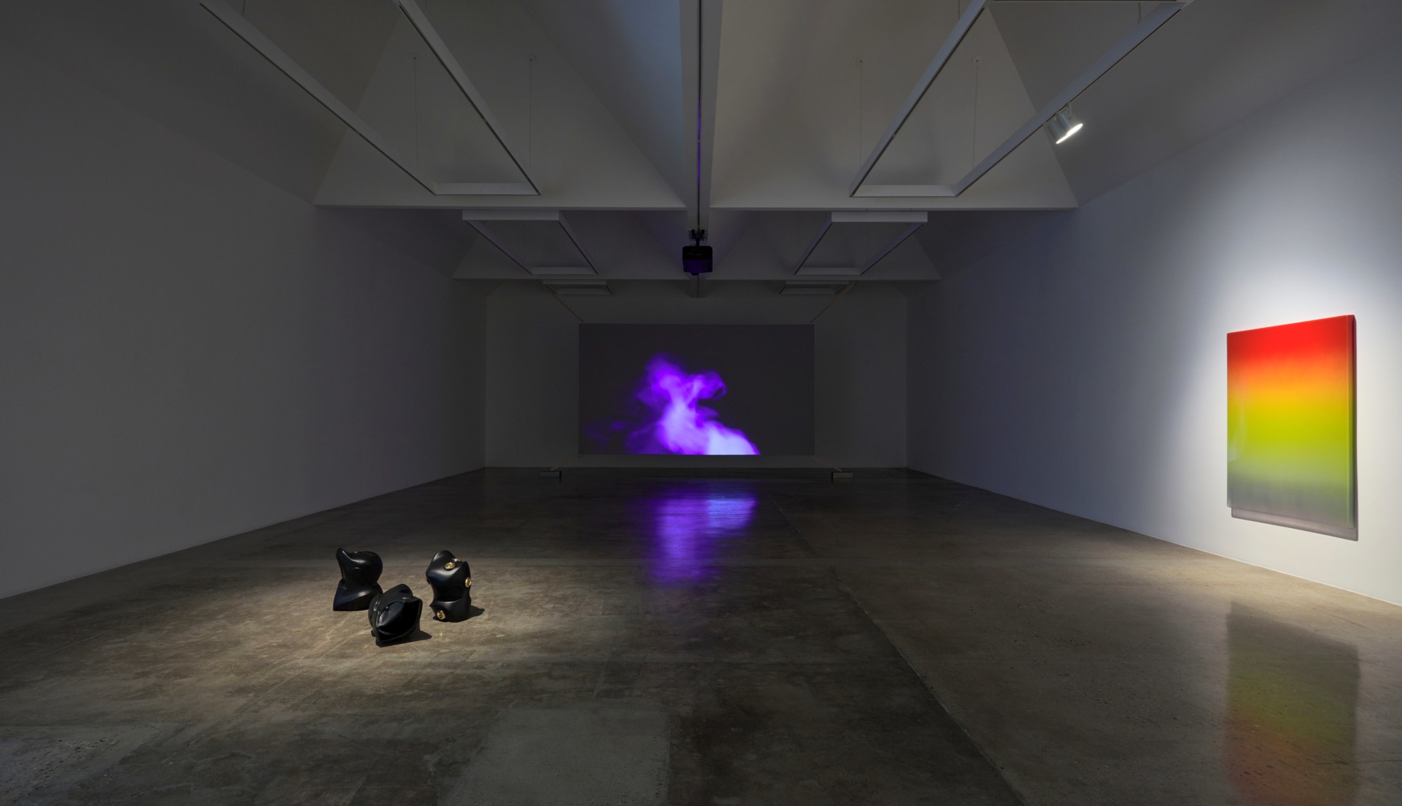 Mika Tajima: PSYCHO GRAPHICS Installation view at Kayne Griffin Corcoran