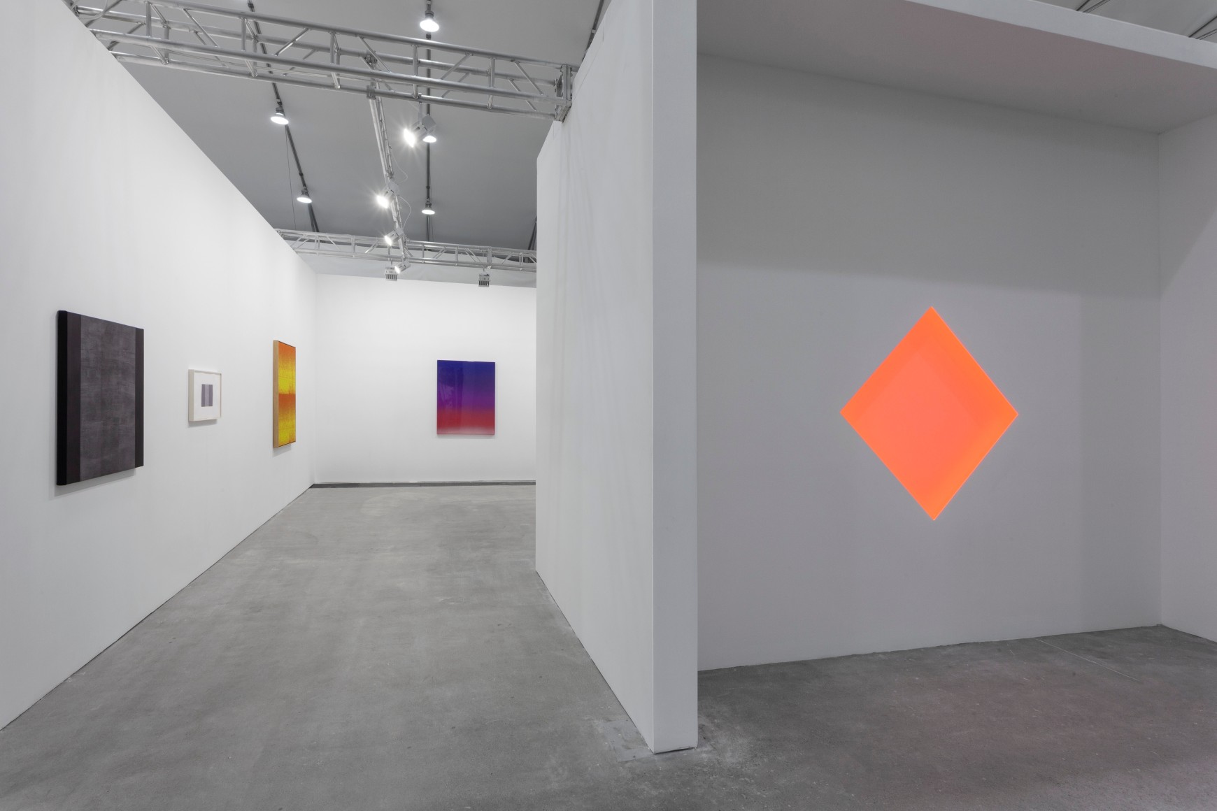Installation view of Kayne Griffin Corcoran at West Bund Art &amp; Design