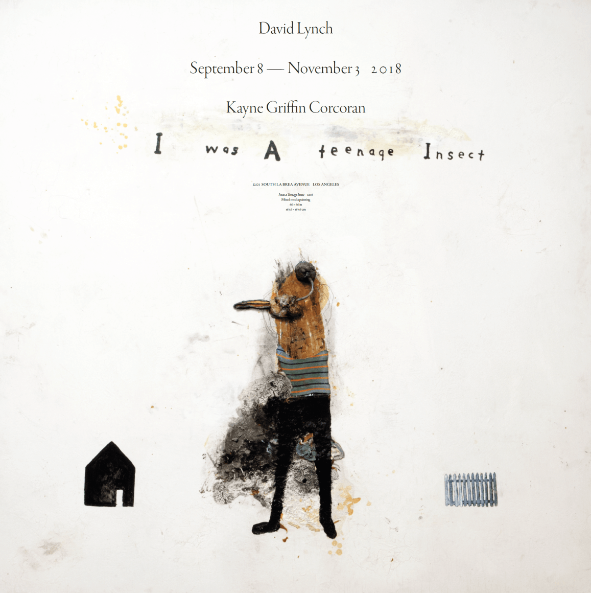 David Lynch exhibition announcement