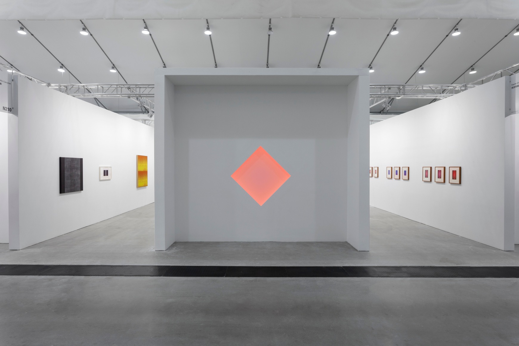 Installation view of Kayne Griffin Corcoran at West Bund Art &amp; Design
