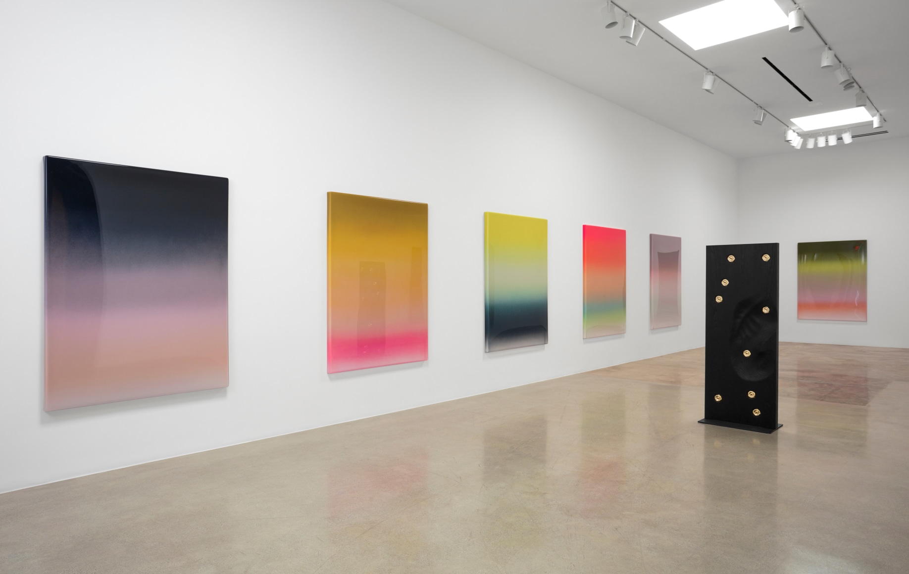 Mika Tajima: PSYCHO GRAPHICS Installation view at Kayne Griffin Corcoran