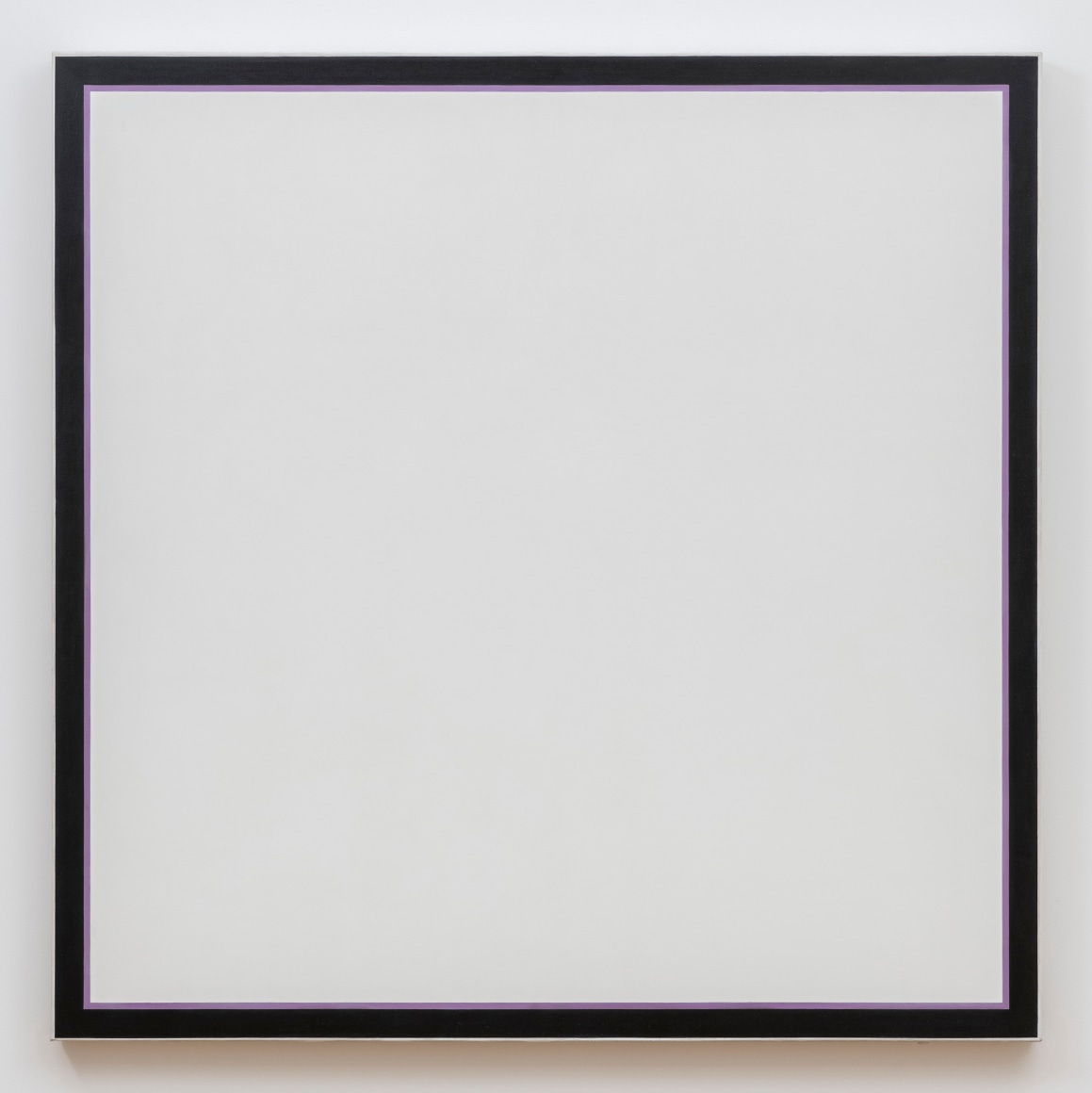 Jo Baer Untitled (White Square Lavender), 1964-1974
